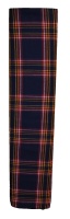 Navy Orange tartan cloth